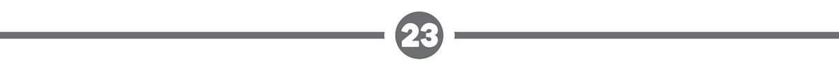 A dividing line with a '23' in the middle.