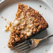 Carrot cake coffee cake pin