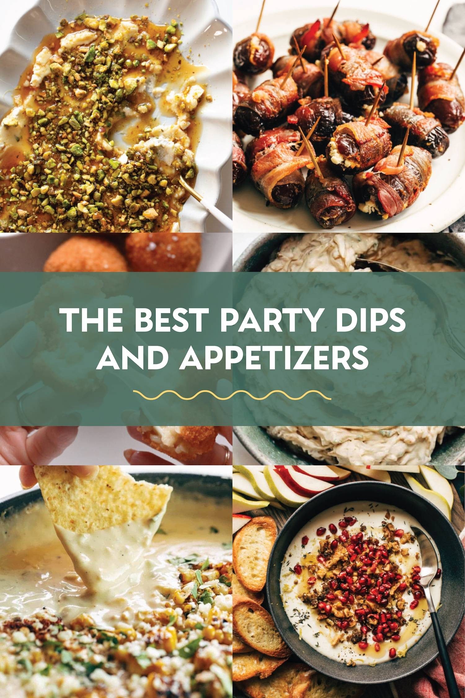 Best party dips and appetizers.