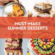 Summer dessert recipes.