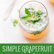 Grapefruit Mojito for Two