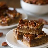 A picture of Salted Maple Pecan Pie Bars