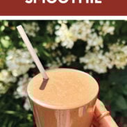 Chocolate cherry smoothie pin.