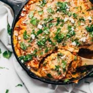 Skillet Chicken Tortilla Pie